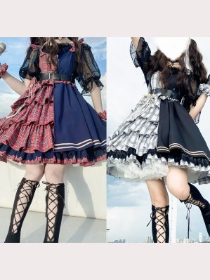 Mirror Girl Punk Lolita Style Dress JSK (DW01)